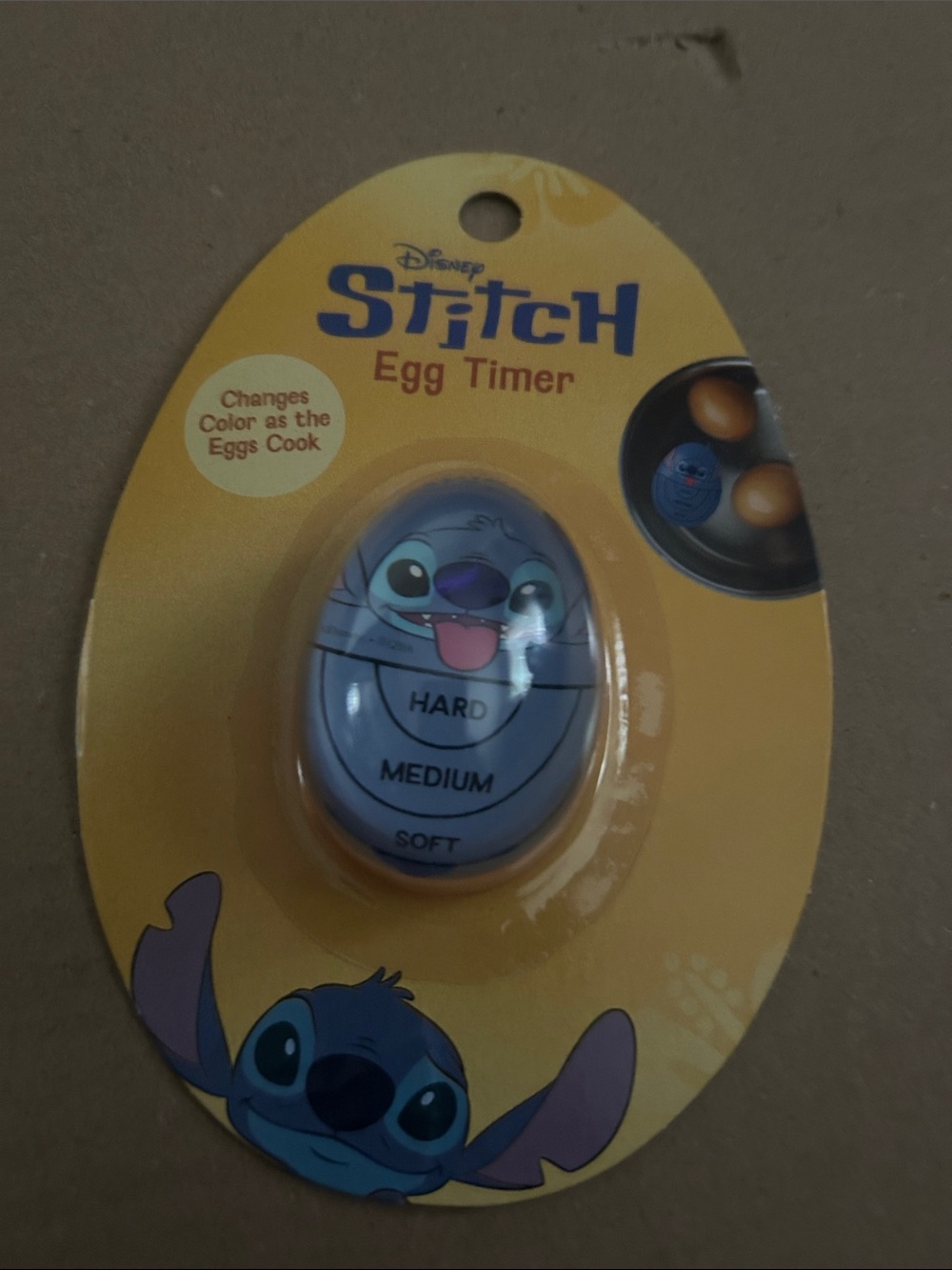 Disney Stitch Color-Changing Blue Egg Timer